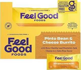 FEEL GOOD FOODS Pinto Bean & Cheese Burrito, 5 OZ