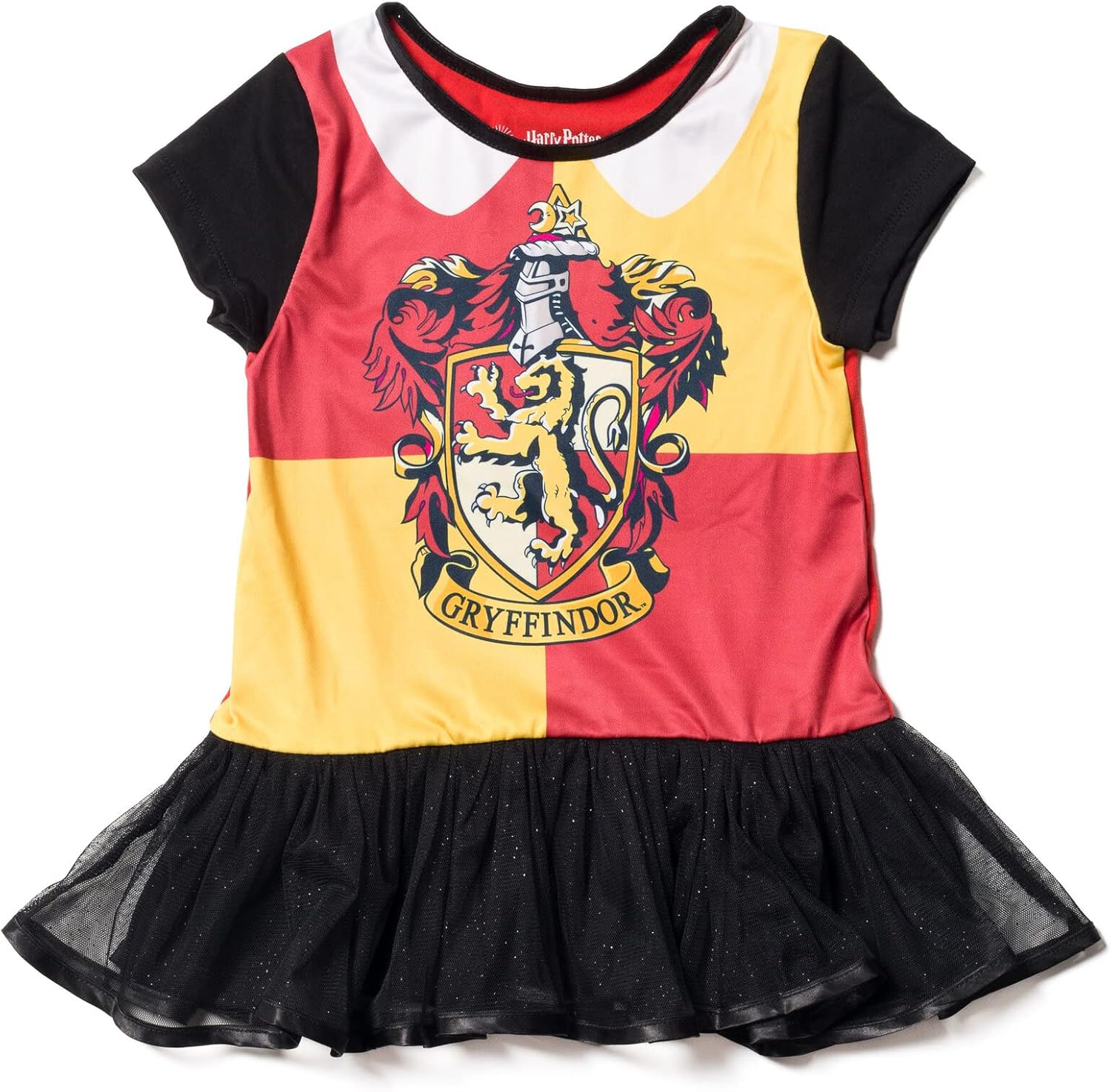 Harry Potter Gryffindor Ravenclaw Girls Cosplay T-Shirt Dress Leggings and Headband 3 Piece Outfit Set Little Kid to Big Kid - Image 3