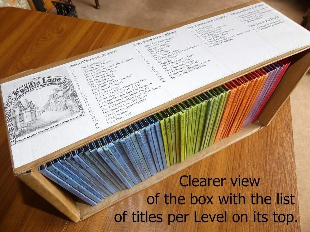 Complete Set of 54 Puddle Lane Ladybird Readers (Reading Programme 21