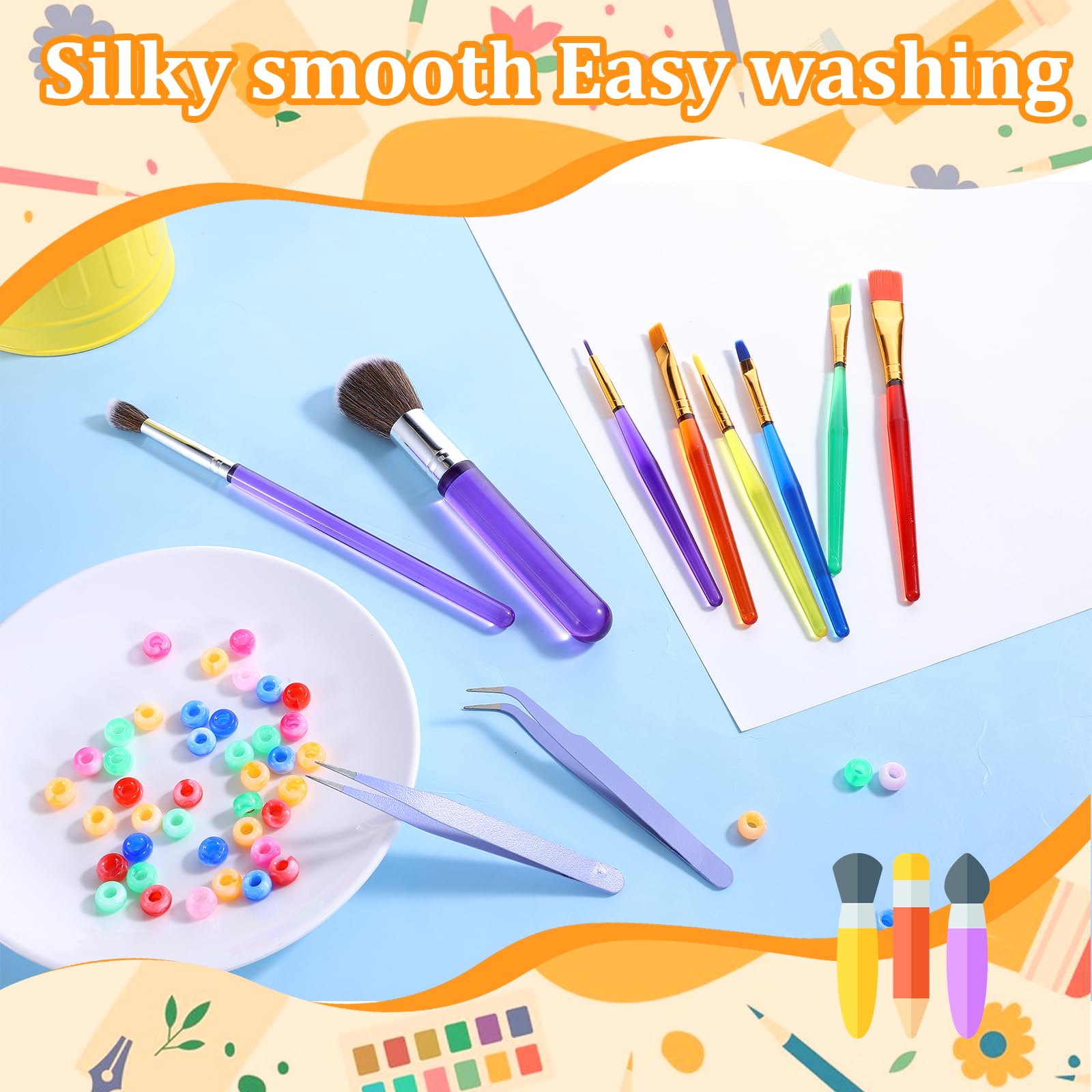 Baking Brushes - 10 Pcs for Cake Decorating -3