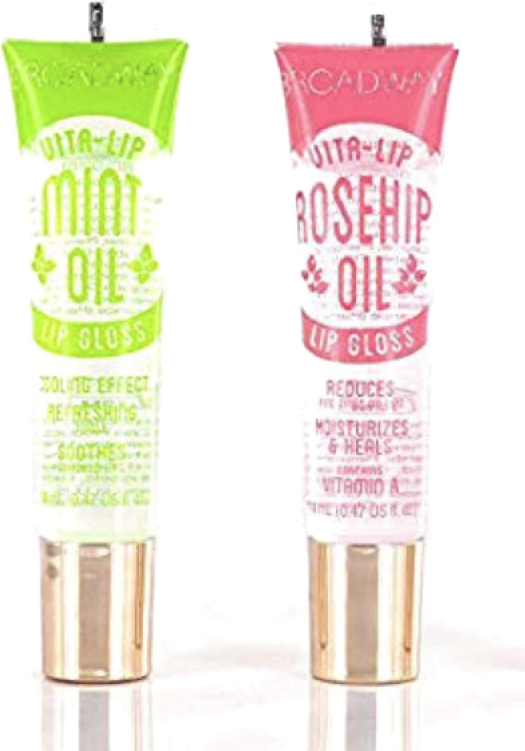 Broadway Vita-Lip Clear Lip Gloss 0.47oz/14ml (Mint & Rosehip)