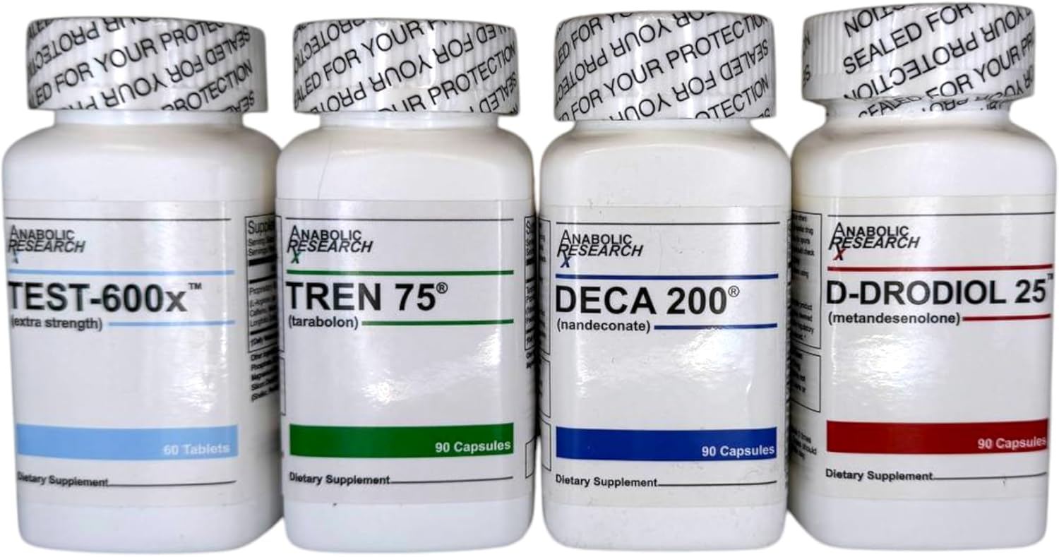 Mass Stack - 1 Month Supply - 4 Bottles - Dietary Supplement Supports Workout Recovery and Strength