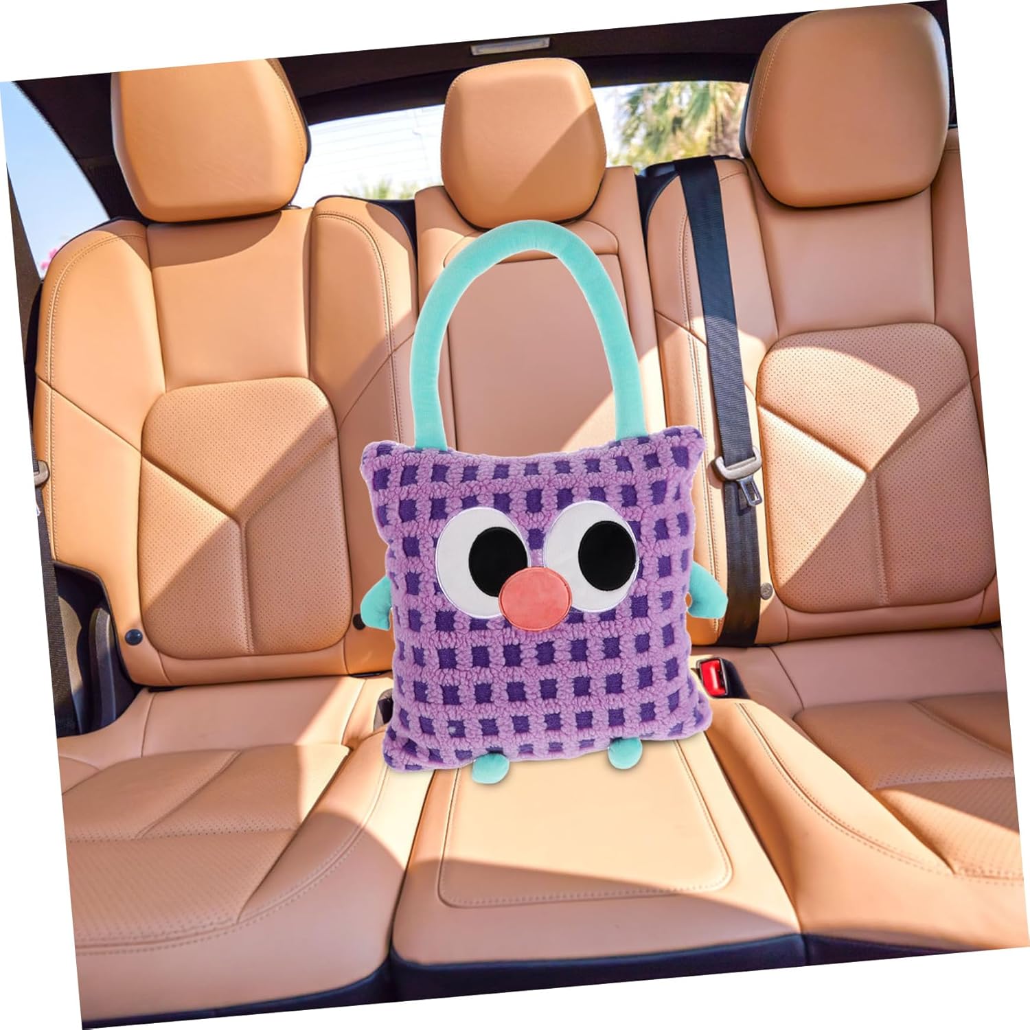 Car Convertible Pillow Blanket Soft Travel Car Seat Pillow Comforter Compact Easy-Clean Versatile