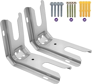 Anti Tip Bracket for Stove, WP3801F656-51,Floor or Wall Mount Anti Tip Bracket Compatible with Whirlpool, Kenmore, KitchenAid, Maytag, Range,Stove,Oven (2 Set)