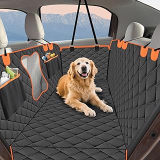 Vortix wasserdichte Hundedecke Auto Rückbank – Der perfekte Reisebegleiter,Reduziert die Häufigkeit der Autowäsche und schützt den Innenraum vor Flecken, Kratzern und Tierhaaren
