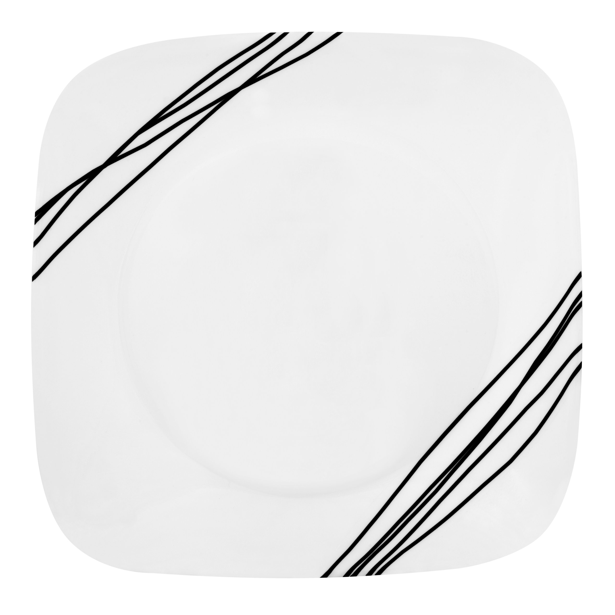Corelle 6 / Medium / Black Dinner Plates