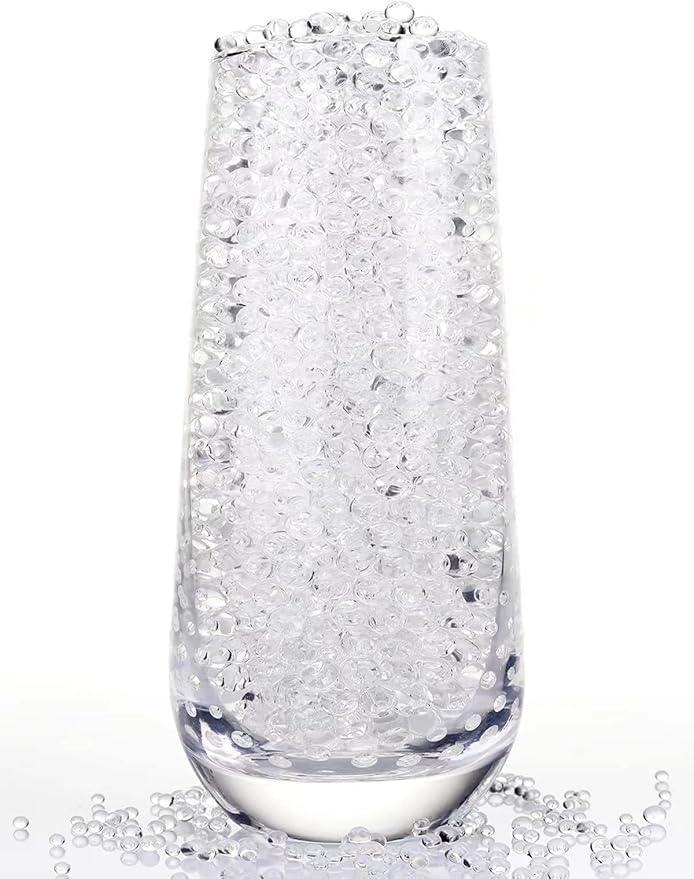 RTOOWETOK 100,000 Clear Water Beads for Vases, Vase Fillers Water Gel