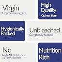 TWF Virgin Quinoa Flour 1kg pack | Quinoa Atta | Stone Ground | Gluten-Free Atta | High Protein & Fiber | Complete Plant-Based Protein | Supports Gut Health, Immunity & Weight Management | Superfood Flour | No Additives or Preservatives gallery image