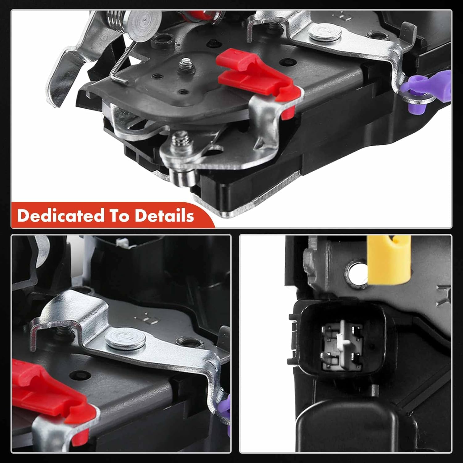 A-Premium Door Latch Lock Actuator Compatible with Dodge Vehicles - Ram 1500 2003-2008, Ram 2500/Ram 3500 2003-2010, Ram 4500/Ram 5500 2008-2010 - Front Right Passenger Side, Replace# 55276790AB