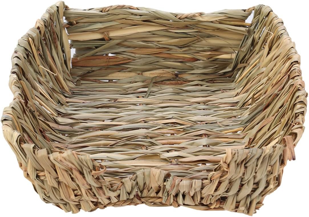 Alipis Small PET Grass Bed Straw Nest for Rabbits and Hamsters