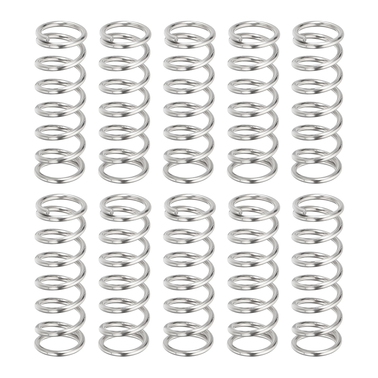 uxcell 10Pcs Compression Spring 0.8mm Wire Diameter x 10mm OD x 20mm Long — Amazon image 10