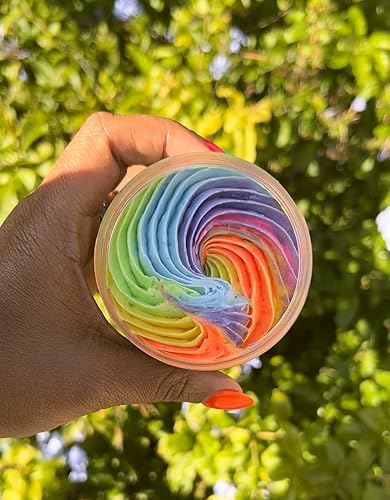 Miniatura 7 de Red Rose Naturals Mantequilla corporal Whipped Rainbow Glow de 8 onzas manteca de karité hidratante