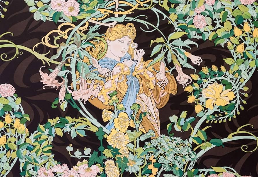 Alphonse Mucha アート作品 2点セット Amazon.com: New York Art Publishing The Moon by Alphonse