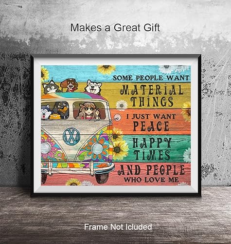 Miniatura 4 de Decoración de pared con citas inspiradoras, arte de pared de girasol, decoración hippie, refranes positivos, regalos positivos para mujeres,