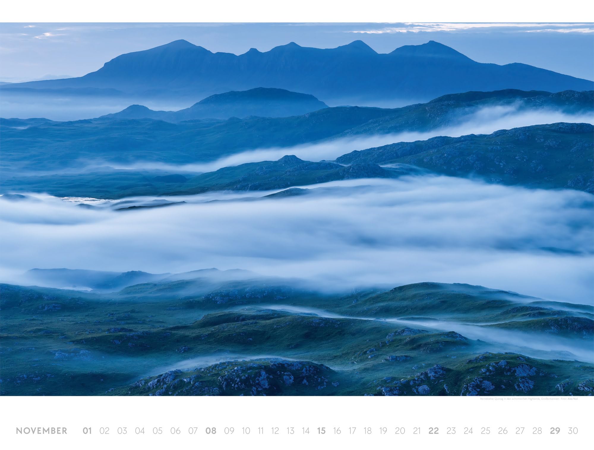 Freiraum Kalender 2026 | Hochwertiger Landschaftskalender im großen Querformat (66x50 cm) | Minimalismus in Natur und Landschaft