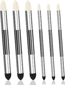 Kosiz 12-Pack Double-Ended Artist Blending Sponge Pens - 2 Sizes Washable Sketch Stump Tools For Drawing & Pastel