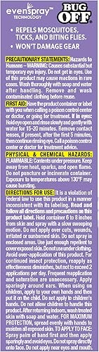 Miniatura 12 de OFF! Clean Feel - Aerosol repelente de insectos con 20% de picaridina, espray de insectos con protección duradera contra mosquitos, se siente bien