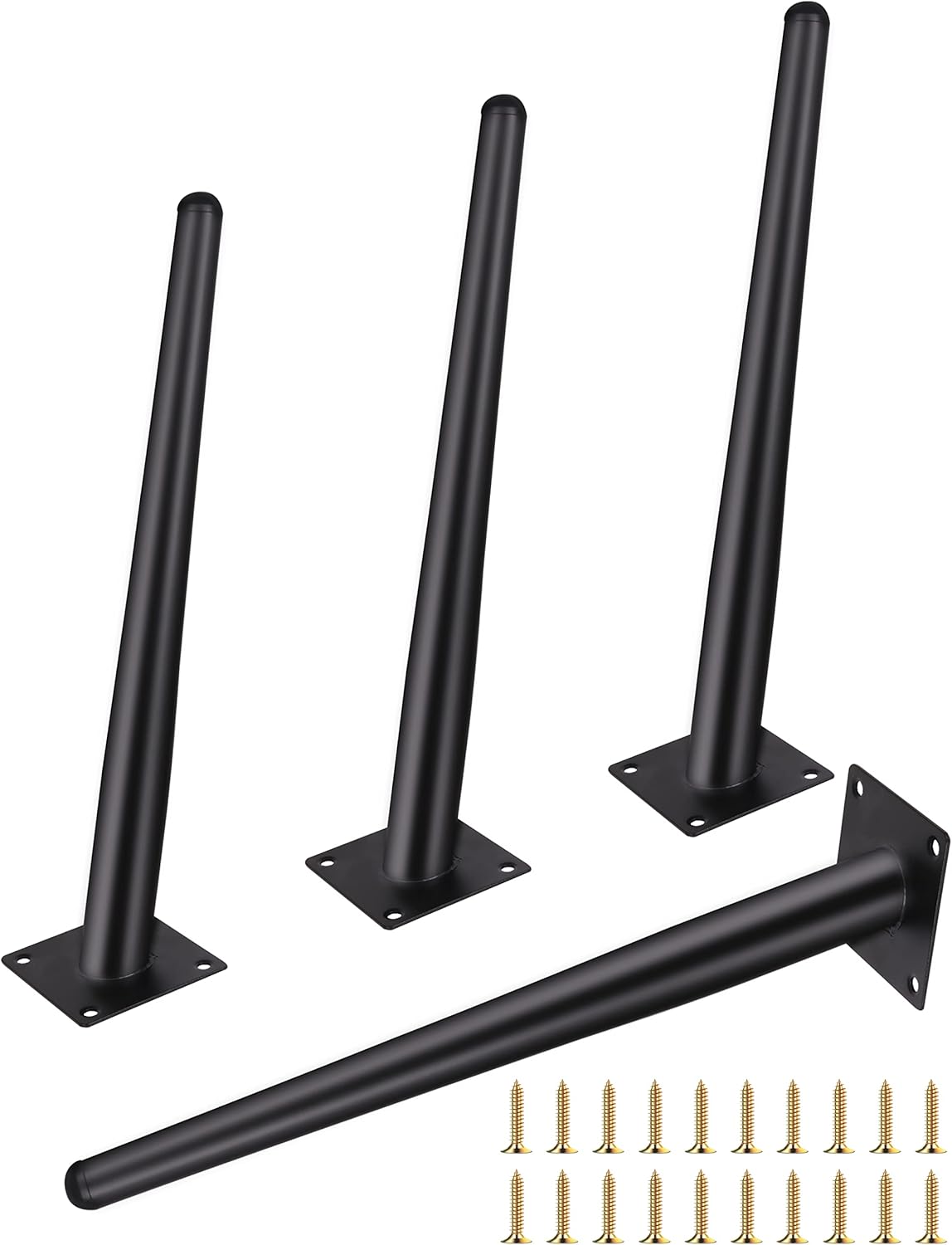 Table Legs Metal Furniture Legs Set of 4 Coffee Desk Bench