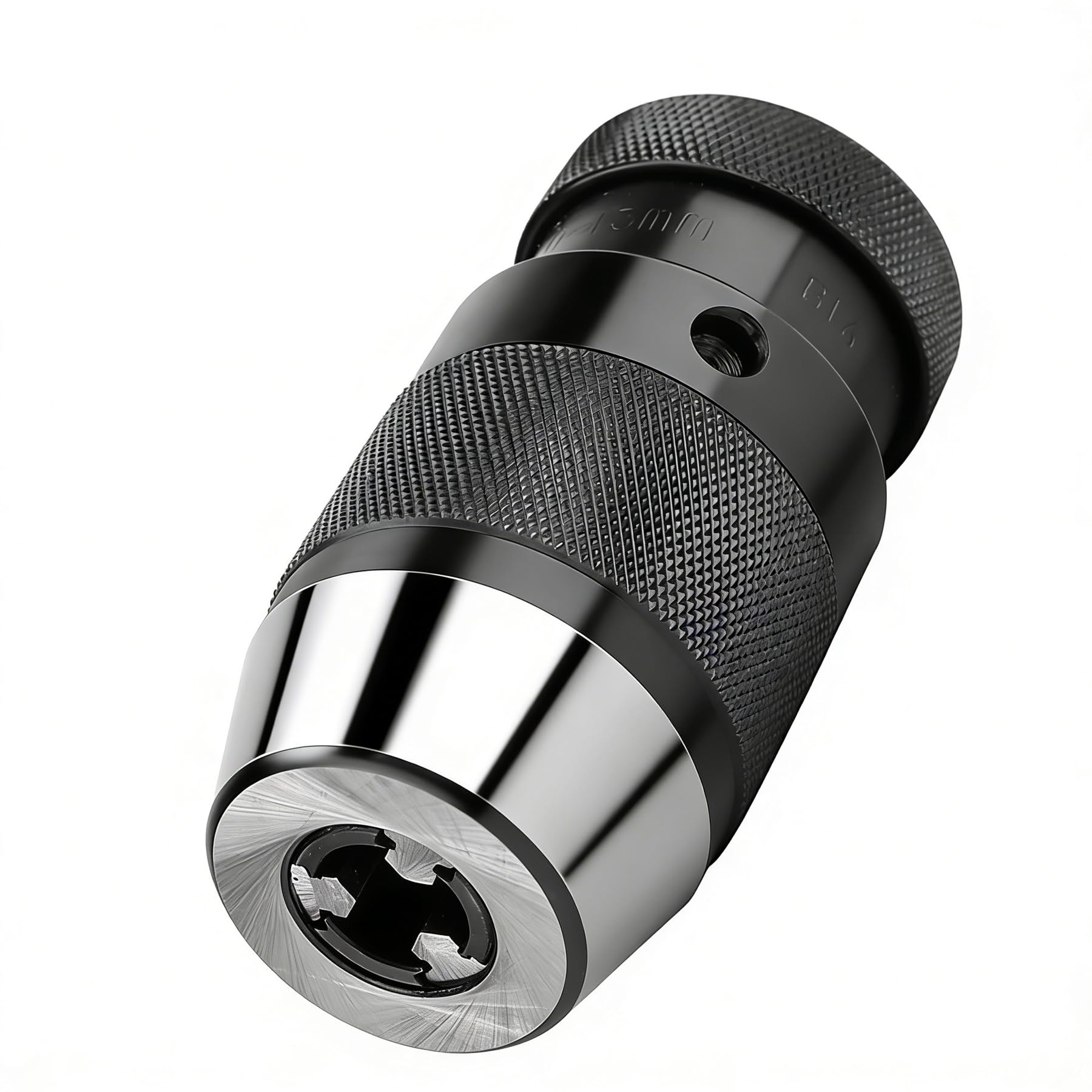 Portabrocas Taladro B16, 1/2" 1-13mm Portabroca sin Llave, Portabrocas Autobloqueante, para Taladradora de Columna, Fresadora, Torno