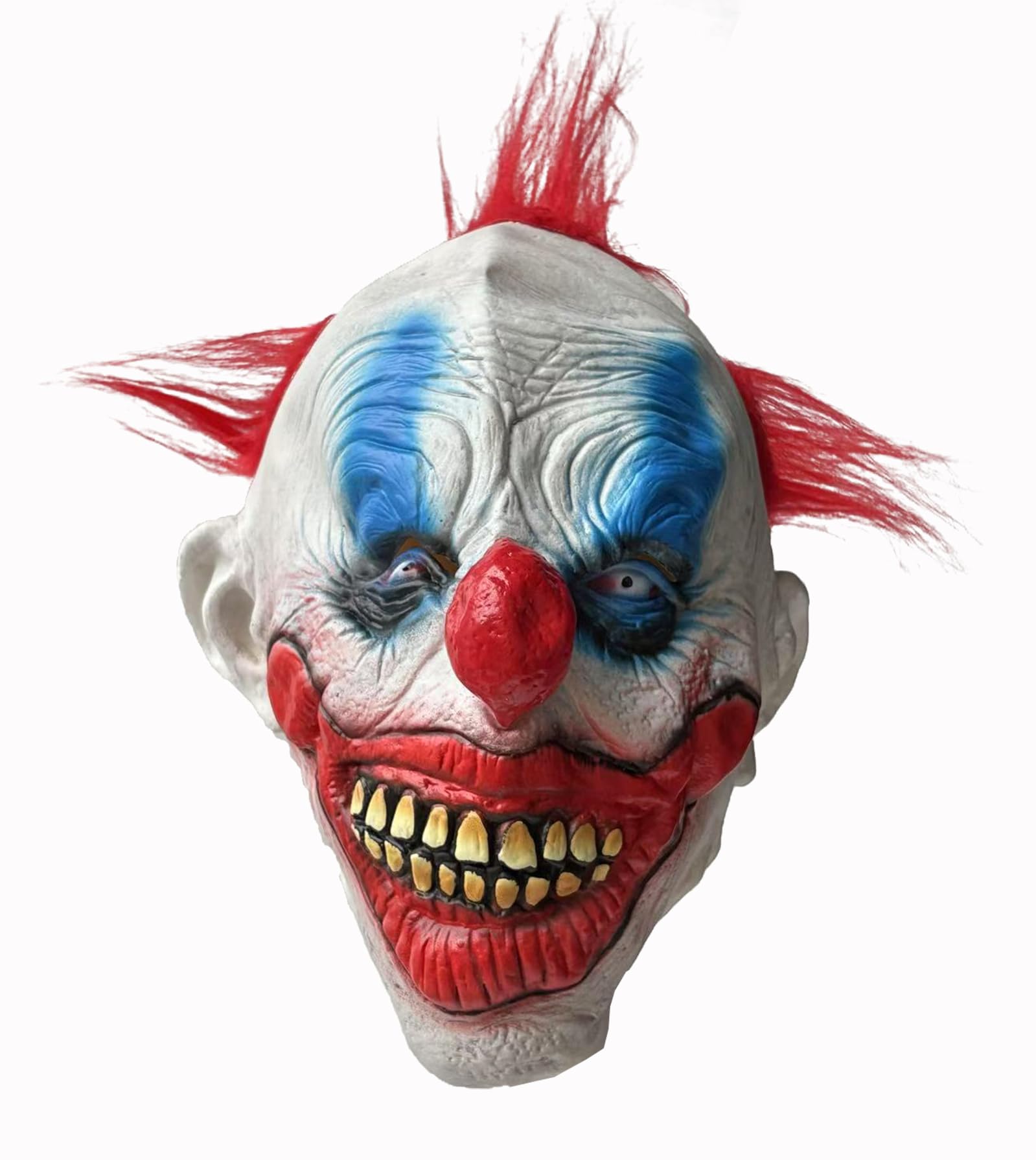 TOPOQ Clown Killer Mask Adults Joker Mask Scary Halloween Costume Party Masks Demon Vampire Masks Fancy Dress Cosplay Accessories Props