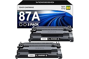 HP 87A Black Toner Cartridge, 2-Pack: Experience Unparalleled Printing with our Premium Replacement Inks