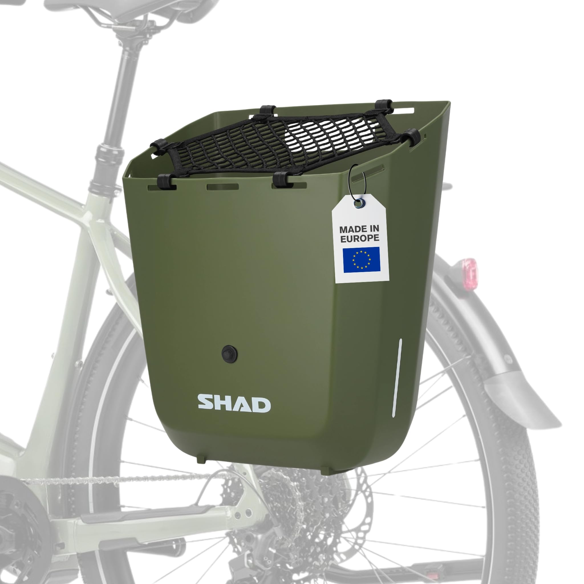 SHAD Bikes Abnehmbarer Fahrradkorb 20L Bike Box Quick Release KLICKfix