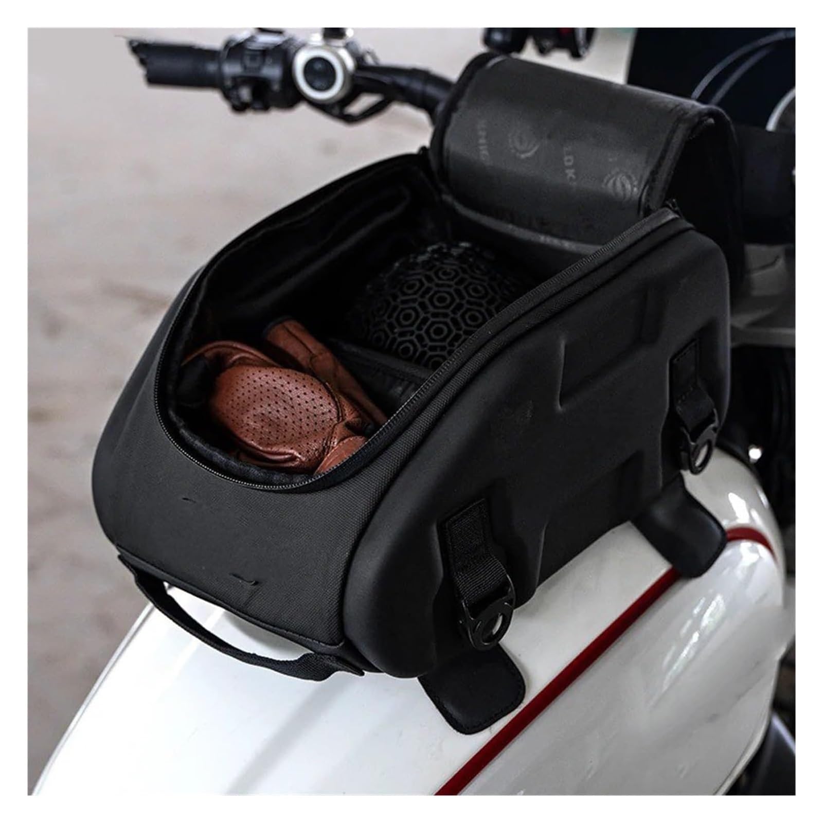 Per Moto Per BMW Per R1200gs Per R 1200 Gs Per R1250gs 1250 2004-2018 Borsa Da Serbatoio Magnetica Impermeabile Nera Carburante Grande Capacità Moto Borsa Laterale
