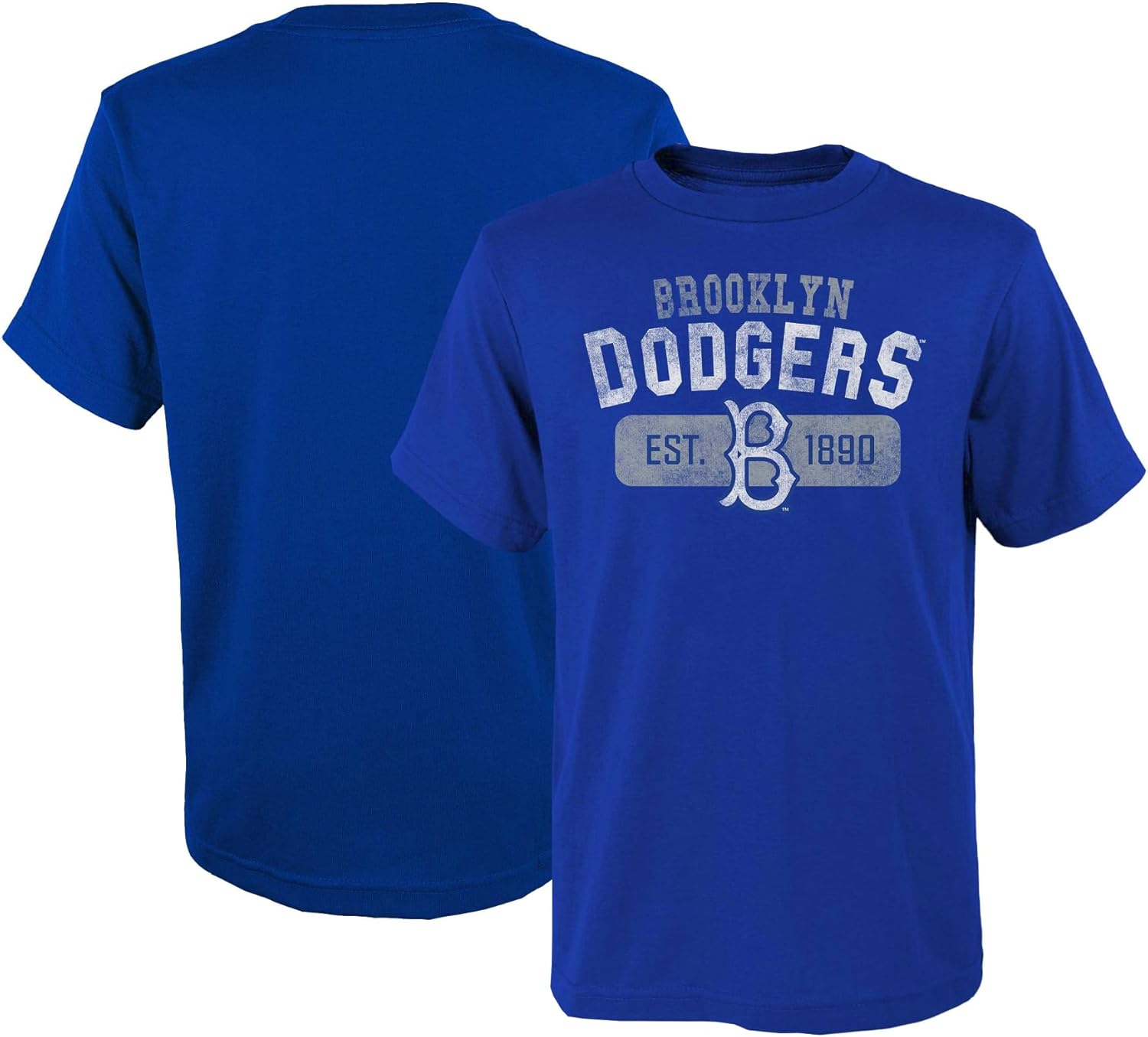 MLB Kids Youth 8-20 Cooperstown Distressed Throwback Logo Team T-Shirt