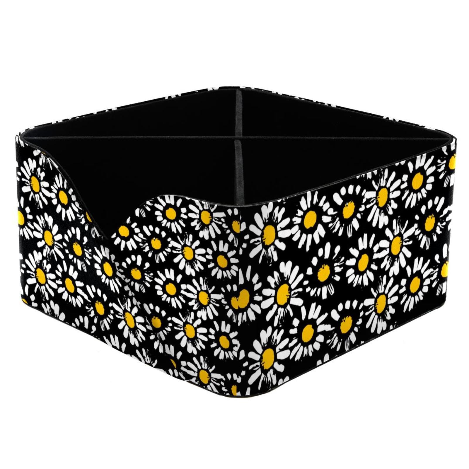 Fournitures de bureau : trieur et pot de rangement floral à compartiments