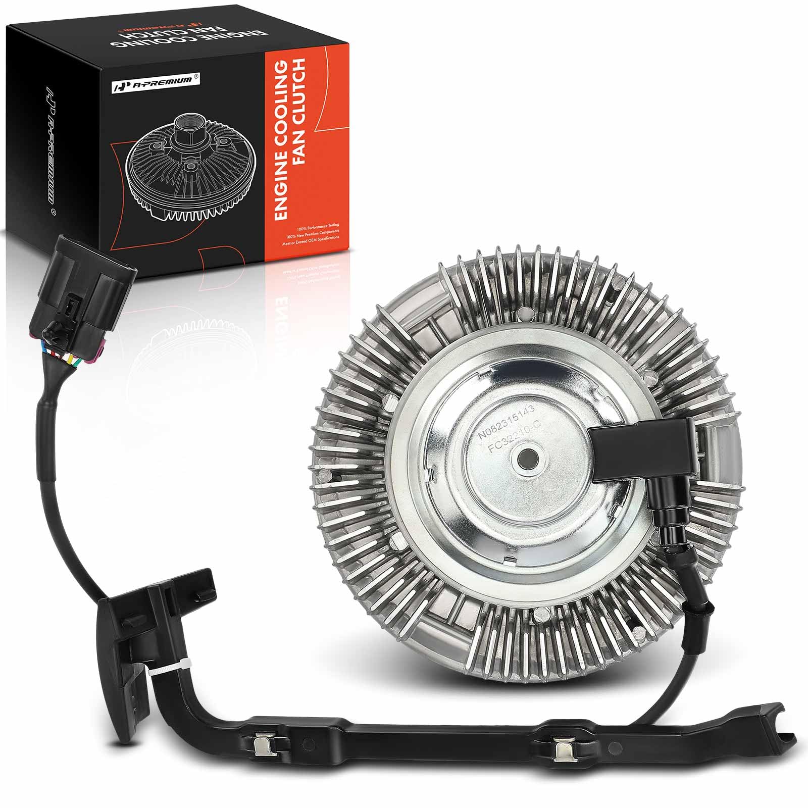 A-Premium Radiator Cooling Fan Clutch – Direct Fit For Chevy Trailblazer, GMC Envoy, Buick Rainier & More (2002-2009, 4.2L 5.3L 6.0L)