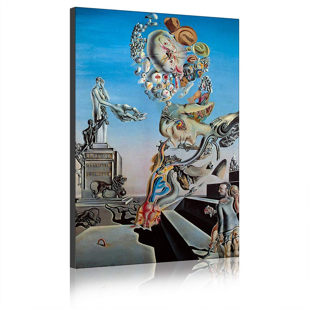 Pintura al óleo de Salvador Dalí para decorar tu salón, lámina de lienzo abstracta de 50x70 cm