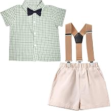Baby Boys Summer Gentleman Two Piece, Toddler Boys Wedding Dress Set for Graduation, Wedding