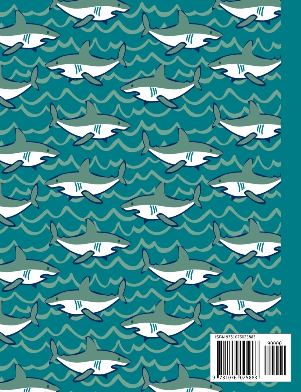 Composition Notebook: Shark Pattern Notebook For Kids image 2