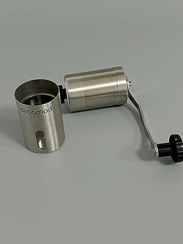 Miniatura 2 de Diioomod - Molinillos de café manuales, accionados a mano con manivela portátil para acampar o viajar