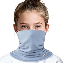 GXCROR Kids Winter Fleece Tube Scarf Reversible Windproof Warm Neck Warmer