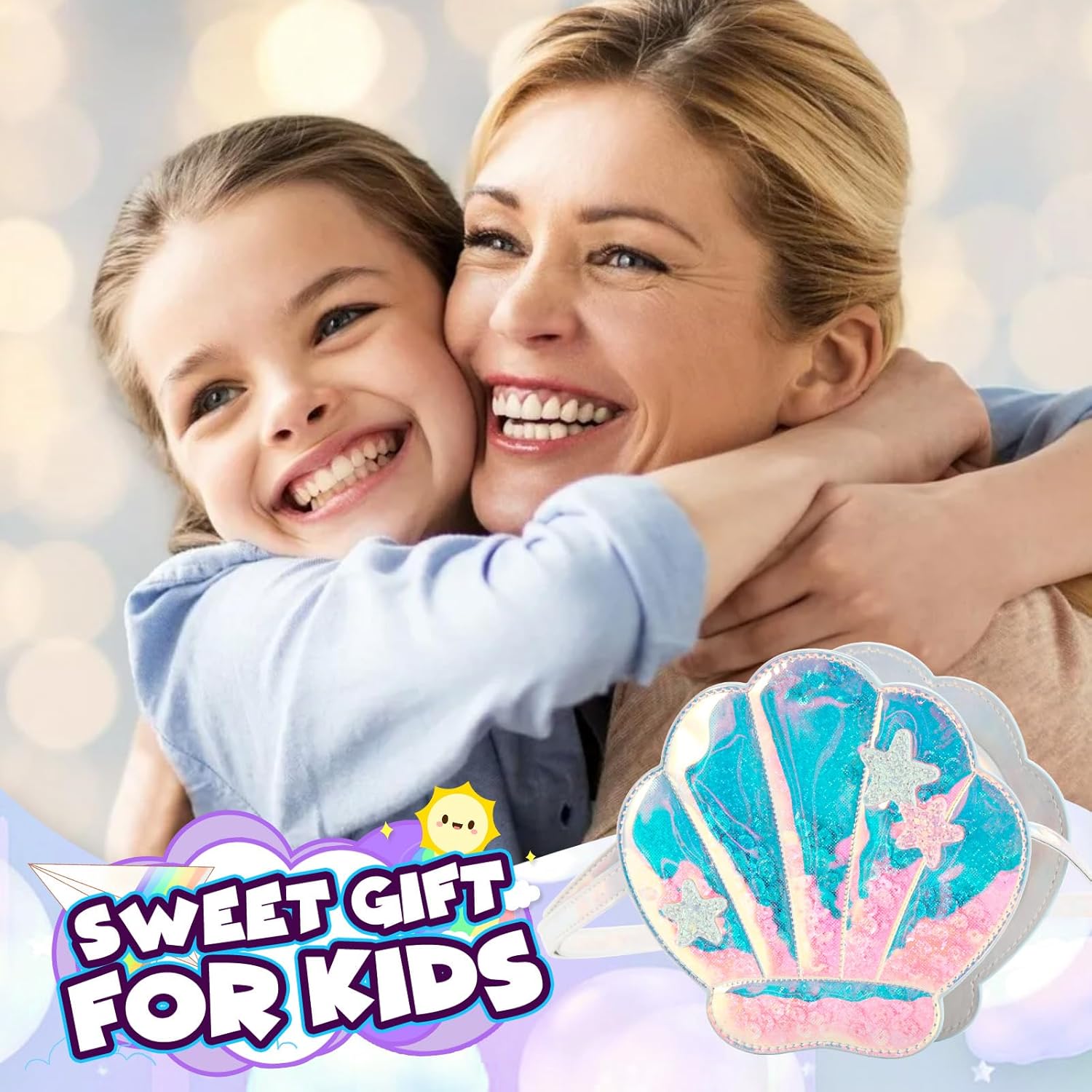 PinkSheep Toddler Purse for Girls Gifts Mini Purse Kids Shoulder Bag Crossbody Wallet 3-6Year Little Girl Gift Fashion - Image 7