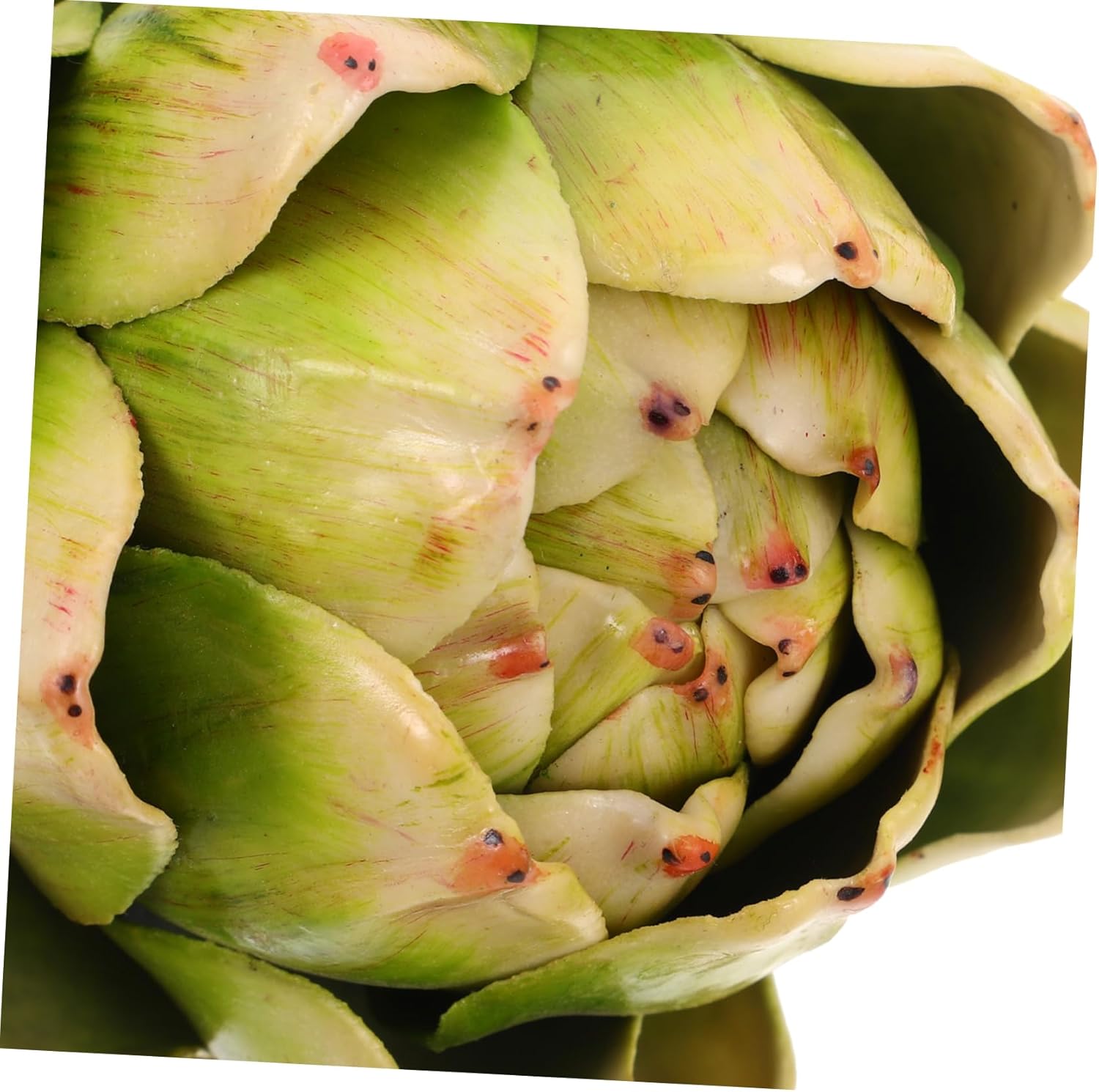 PRETYZOOM 6pcs Lifelike Artificial Artichokes for Home Decor Faux Vegetables Tabletop Ornaments for Wedding Party and Shop Display