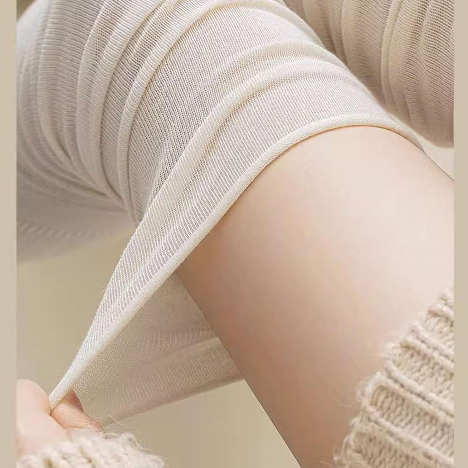 Starella Women Over Knee Stockings Warmers Slouch Top Thigh High Socks for Boots