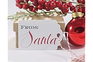 Personalized Christmas Gift Tags from Santa's Workshop