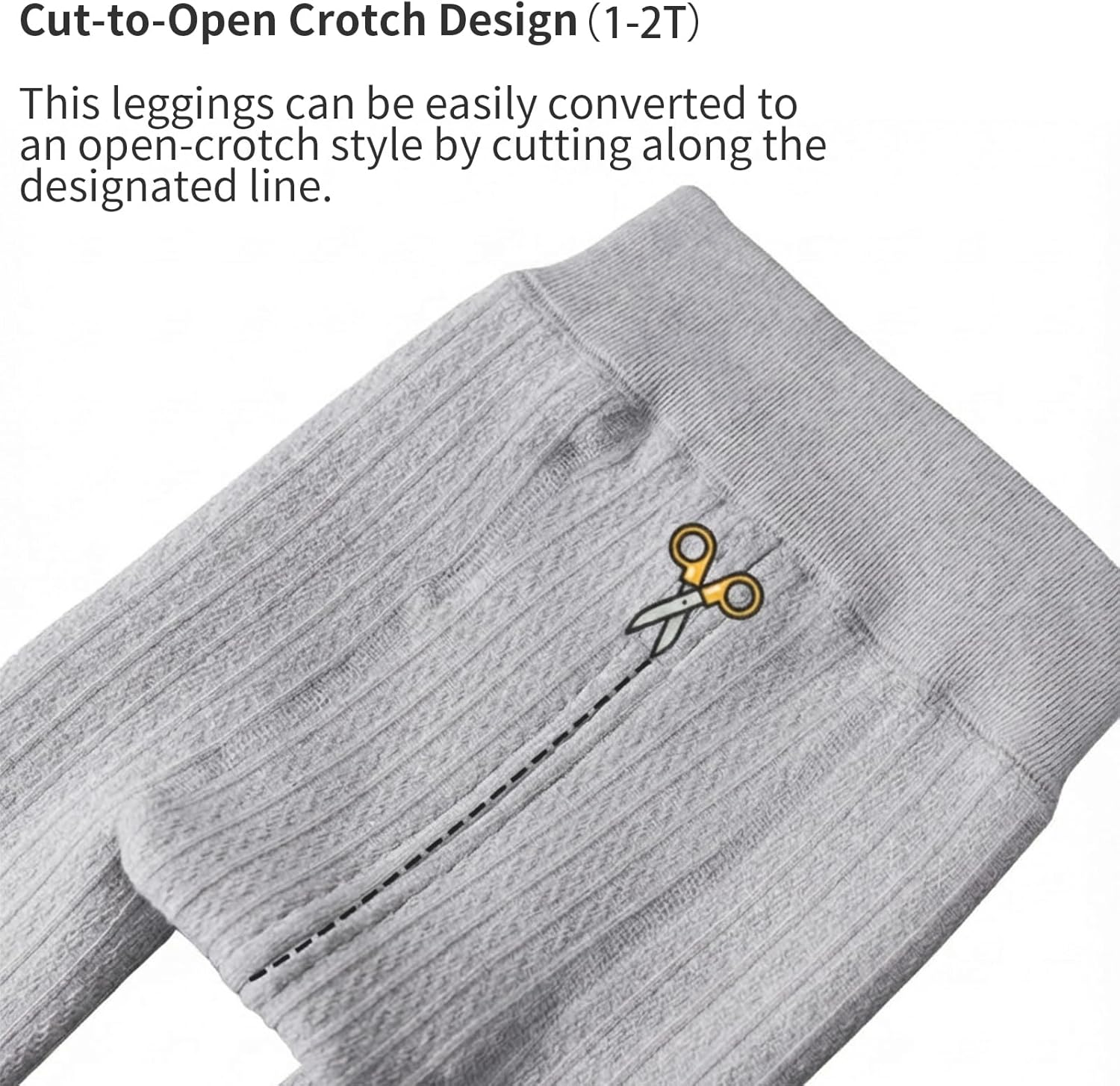 Toddler Baby Girls Winter Fleece Lined Leggings Knit Thick Warm Full Length Tights Basic Velvet Pants - Image 4