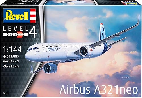 Miniatura 2 de Revell RV04952 1144-Airbus A321 Neo Kit de modelo de plástico, multicolor