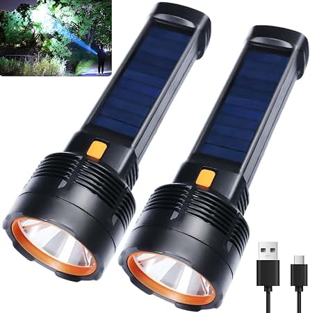 7 led solar power flashlight ni-mh rechargeable Hybrid Light LLC Suitable for outdoor camping color:Matte Navy Blue mcallen for sale 