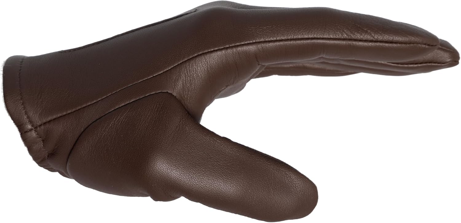 Men's Patrol Gloves (100% Cabretta Leather) For Tactical Police Driving, Shooting, and Motorcycle Riding (Thin and Unlined) - Image 7