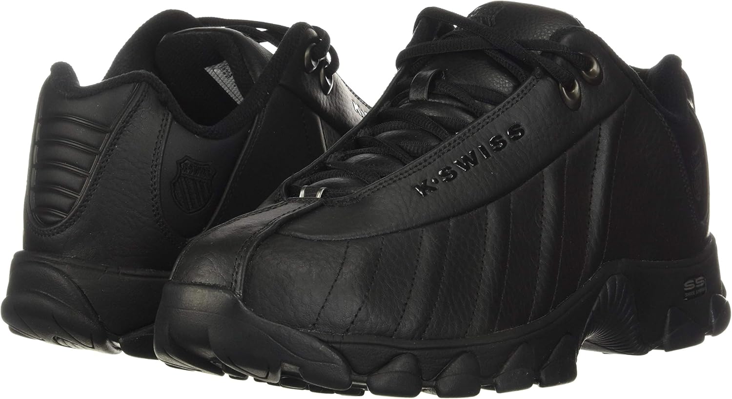 K-Swiss Men's ST329 CMF Sneaker, Black, 15 M