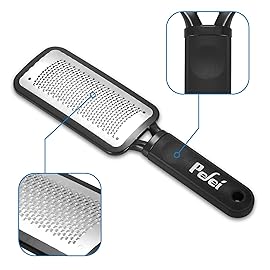 Colossal Pedicure Rasp Foot File, Professional Foot Care Pedicure Stainless Steel File to Removes Hard Skin, Can Be Used On Wet Feet