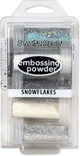Stampendous Kit de Poudre à Embosser Flocons de Neige