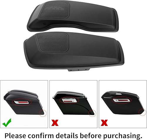 Miniatura 7 de Tapas rígidas para alforja de 6 x 9 pulgadas, cubierta para parrilla para Harley Touring 2014-2024 Road King Street Glide Ultra Classic FLHTCU FLHTK