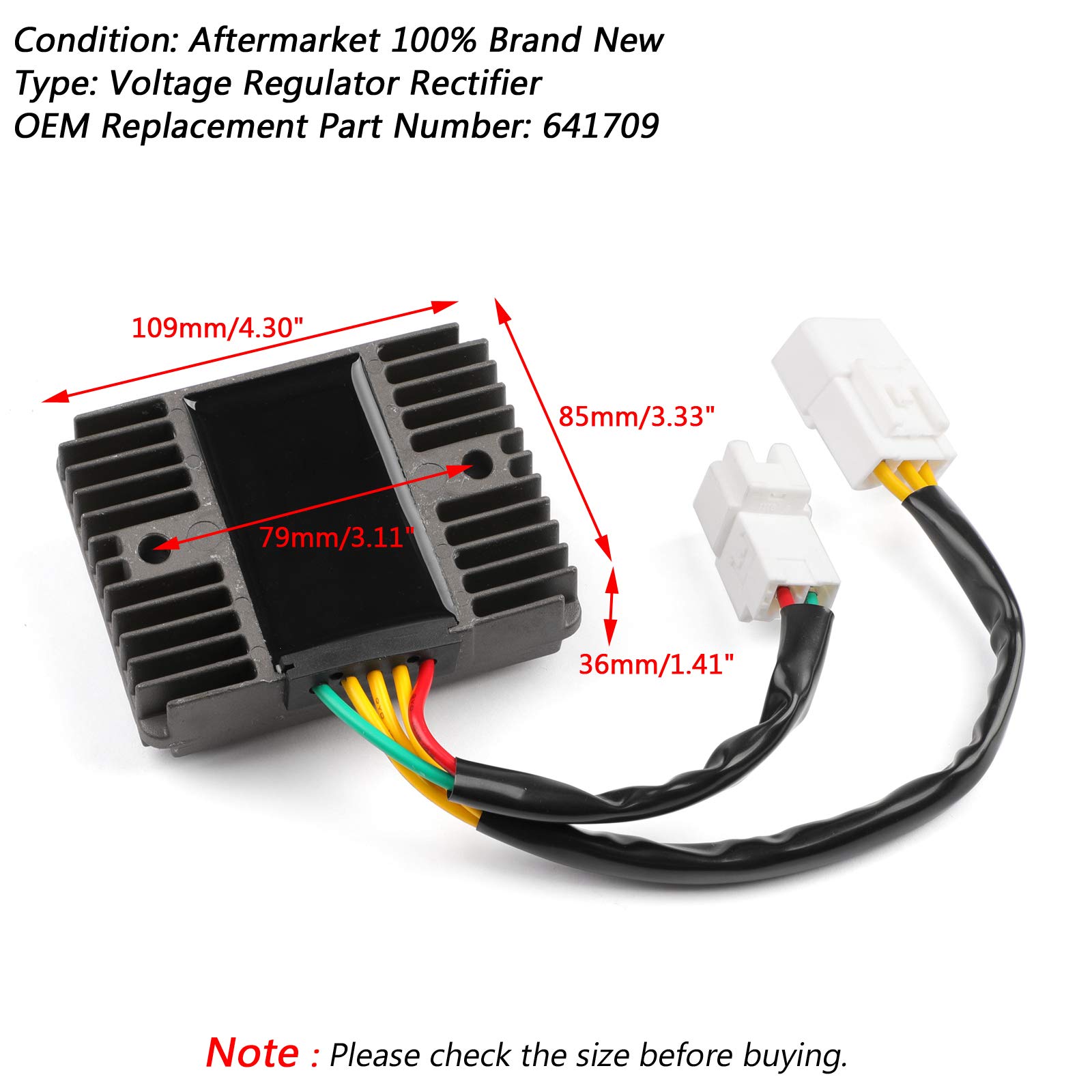 NOME 641709 - Regolatore di tensione per P-I-A-G-G-I-O Vespa GTV300 GTS MP3 125 250 300 2005-2017