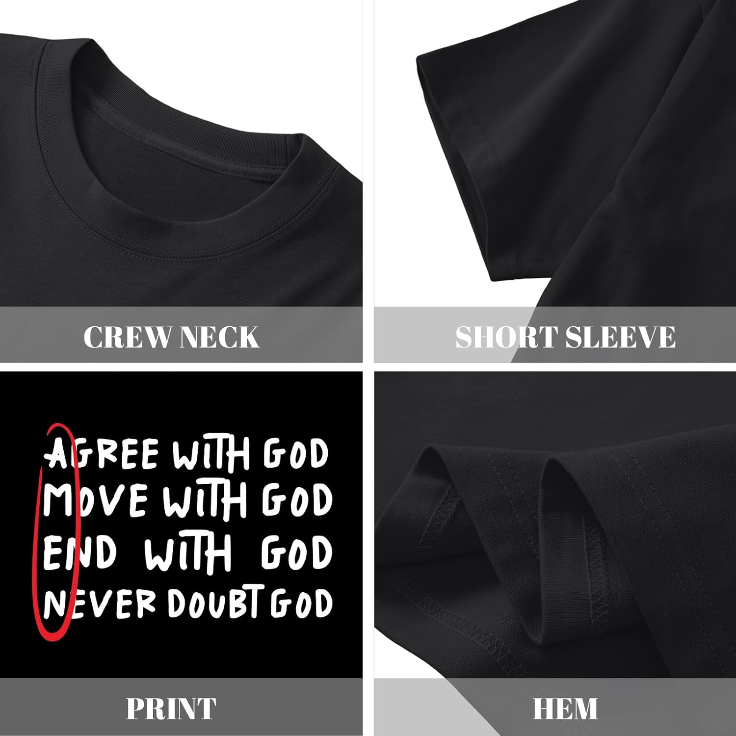 Christian Tshirts for Kids Boys God Jesus Shirt Inspirational Faith T Shirts Religious Bible Verse Graphic Tees Tops - Image 7