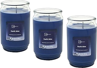 Mainstays 20oz Scented Candles 3-Pack (Starlit Skies)